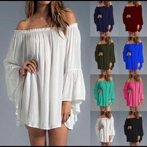 ZANZEA Women Sexy Off Shoulder Dress